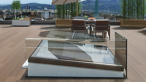 LAMILUX Flat Roof Access Hatch Comfort Square