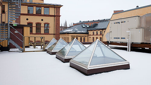 Finestra per tetti piani come tetto a piramide / tetto a padiglione con telaio in alluminio