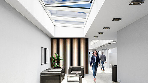 LAMILUX Modular Glass Skylight MS78 - Ufficio